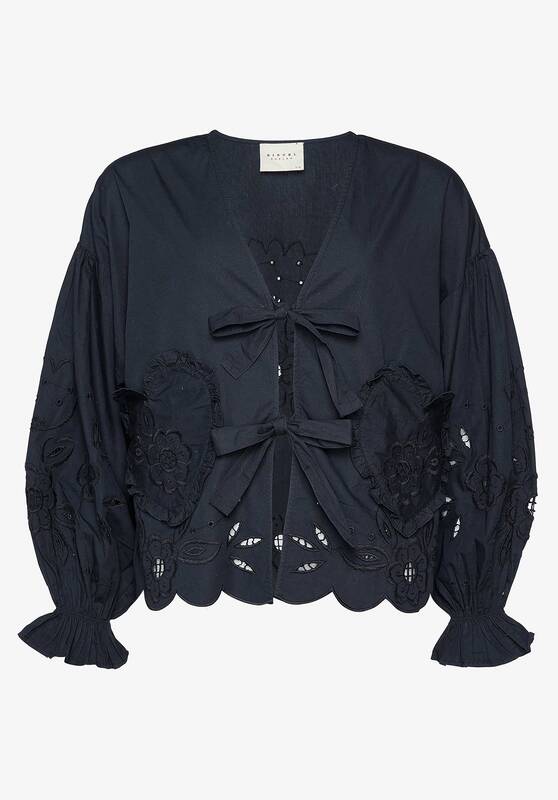 Blouse Se046.1 Maibritt Almost-Black | Color: ALMOST BLACK | Size: S/M