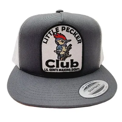 Little Pecker Club Little Gents Making Dents Mesh Snapback Flat Bill Trucker Hat Cap