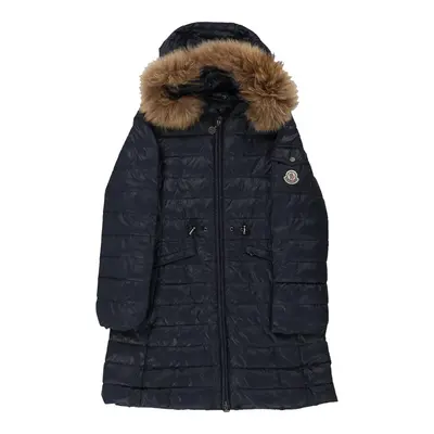 10 - 12 Years Moncler Coat - Medium Blue Polyester | Size: medium
