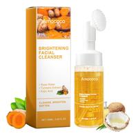 2pcs Turmeric Brightening Facial SkincareCleanser, Comfort Deep Cleansing , Oily Skin,Gir Shower Products Facial CleansersFac...