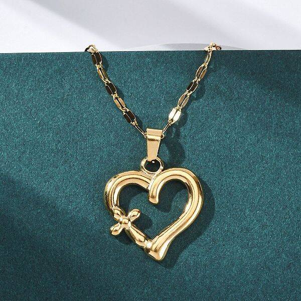 201 Stainless Steel Pendant Necklace for Women
