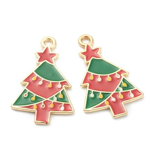 Alloy Enamel Pendants