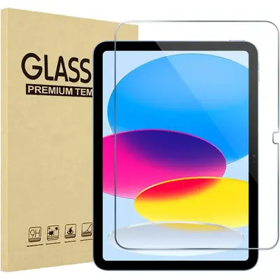 Entronix Clear Tempered Glass Screen Protector Designed For iPad 10/9/8/7 Gen, Air, Pro, Mini, Easy Installation Tablet Acces...