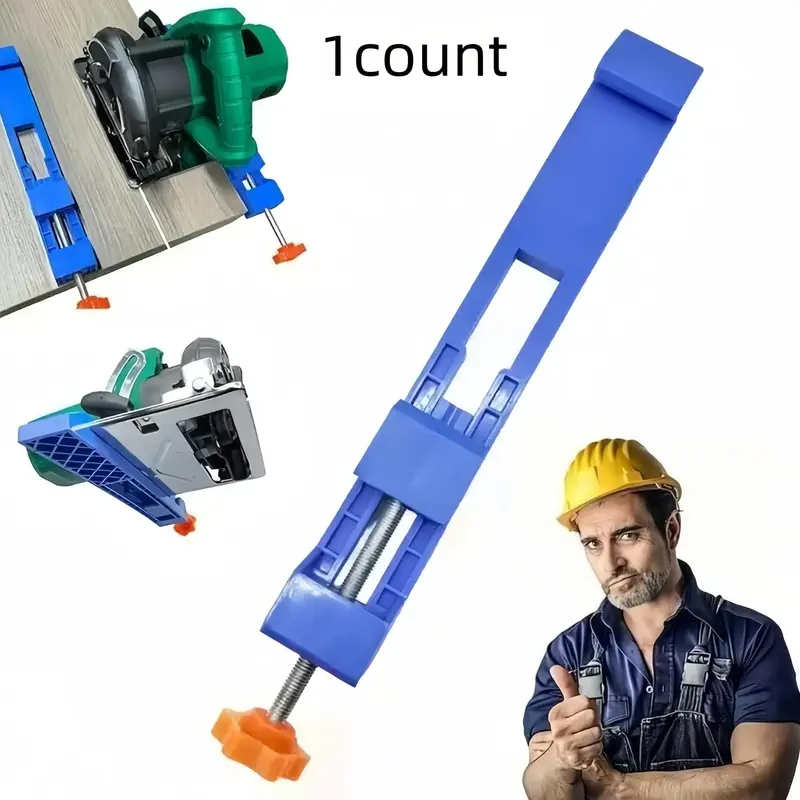 Adjustable Cutting Machine Base Rail, Circular Saw Milling Positioning Clamp, Precision Wood Cutting Guide, Thin Adjustable B...