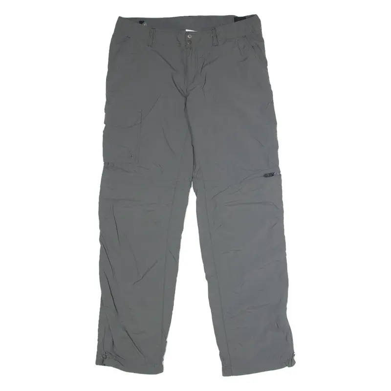 COLUMBIA Outdoor Womens Trousers Grey Regular Straight W34 L32