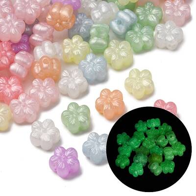 Luminous Transparent Acrylic Beads