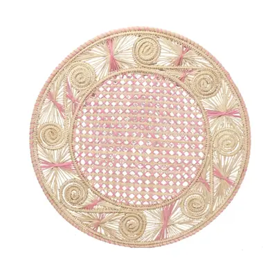 Caracoli Color Placemat - Pack of 6 - Table Decor | Color: Red