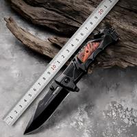 Multi-functional Portable Rosewood Handle Folding Fruit Knife, Ultra Sharpness and Durability Stainless Steel Pocket Knife fo...