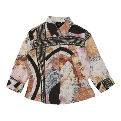 Just Cavalli Patterned Shirt - Large Multicoloured Silk | Size: large