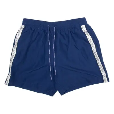 CALVIN KLEIN Mesh Lined Mens Swimming Shorts Blue S W28