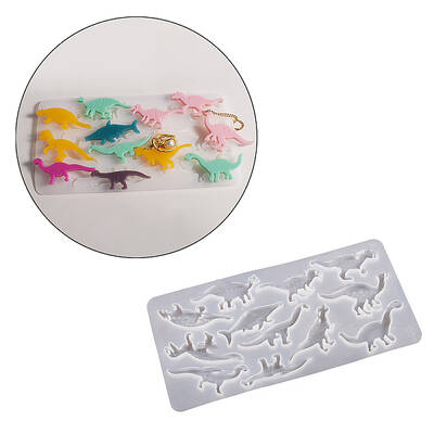 Dinosaur Shape DIY Silhouette Silicone Molds
