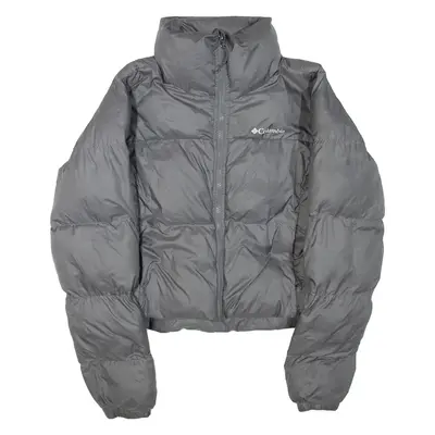 COLUMBIA Cropped Womens Puffer Jacket Grey S