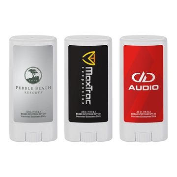 100 Custom SPF 30 Sunscreen Sunstick - USA Made & Water Resistant