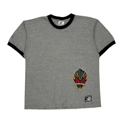 Made In Usa Metrostars Nike Football T-Shirt - Large Black Cotton