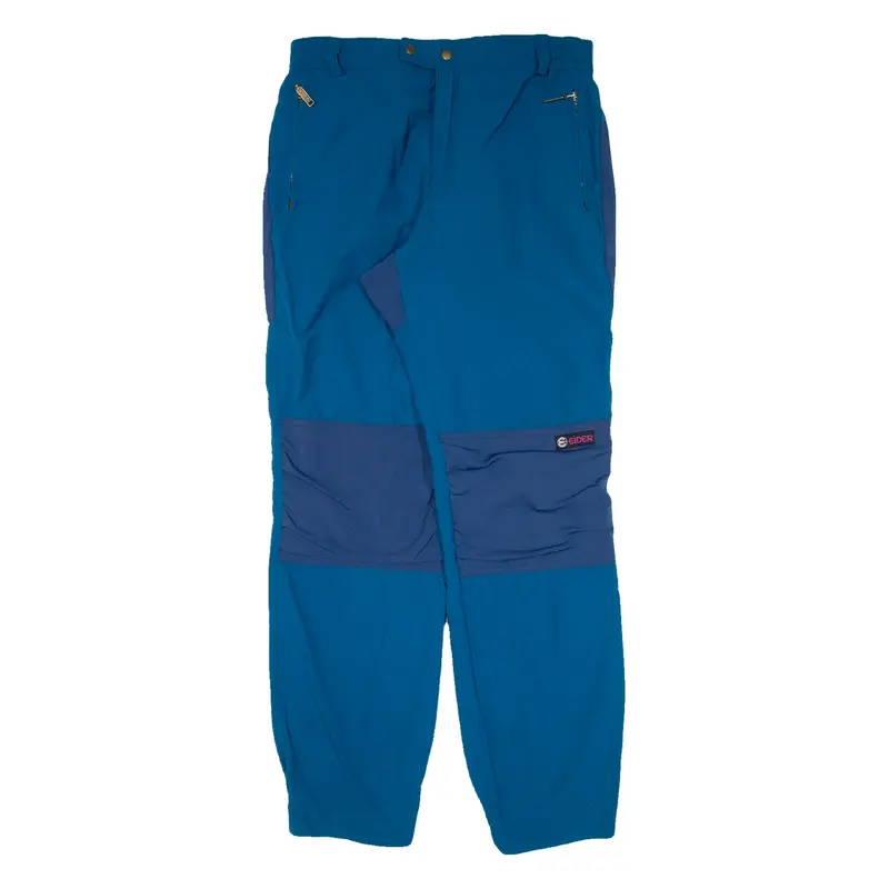 EIDER Womens Trousers Blue Relaxed Tapered W32 L31