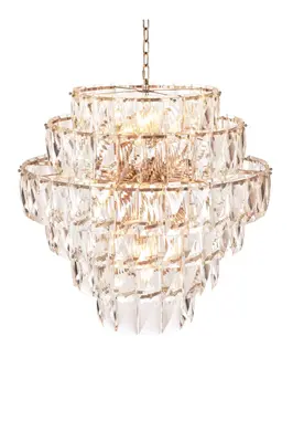 Glass Layered Chandelier | Eichholtz Amazone L