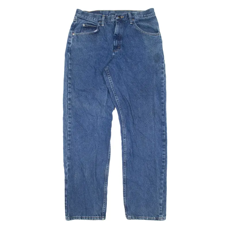 WRANGLER Jeans Blue Denim Relaxed Straight Mens W32 L32