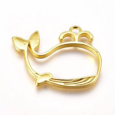 Zinc Alloy Open Back Bezel Pendants