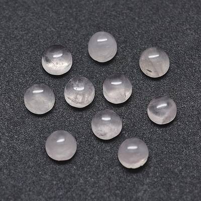 Natural Rose Quartz Cabochons