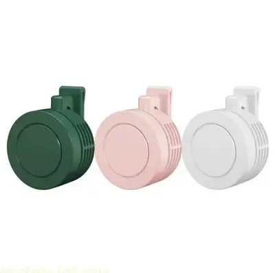 Mini Clip on Fan for Shirt & Waist, Portable Small Whirlwind Bladeless Fan, Small but Powerful, 3-Speed Silent Personal Mini ...