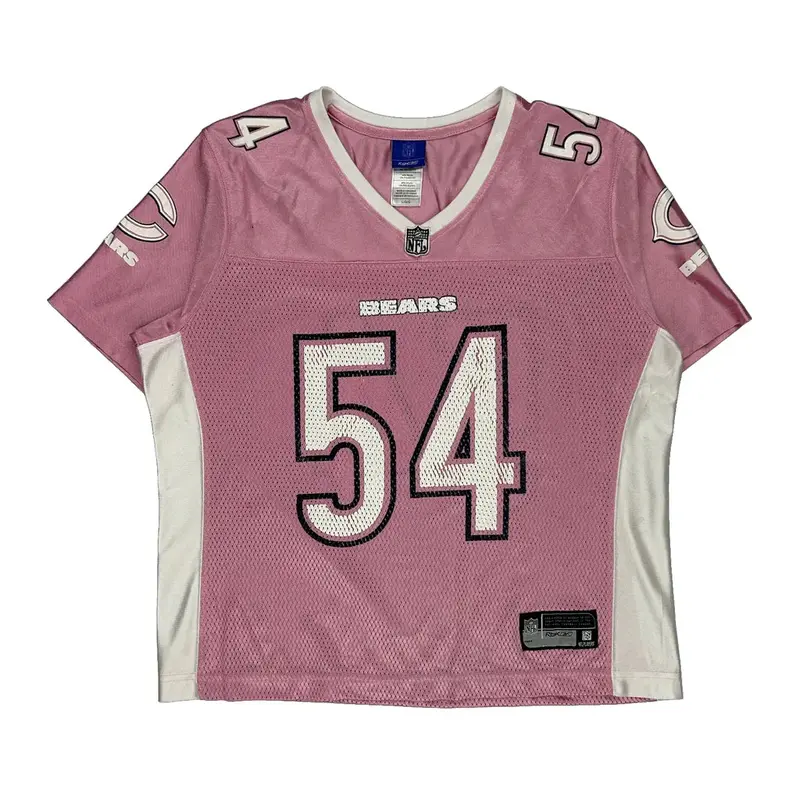 Chicago Bears Reebok Nfl Jersey - Large Pink Nylon Blend