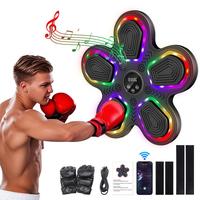 Smart Boxing Machine with Gloves, Wall-Mounted Punching Trainer for Adults & kids.Bluetooth Boxingglove fit training reaction...