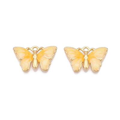 Rack Plating Alloy Enamel Pendants