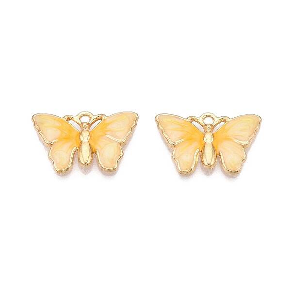 Rack Plating Alloy Enamel Pendants