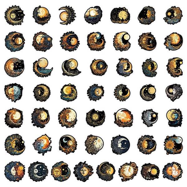 50Pcs PVC Self-Adhesive Stickers