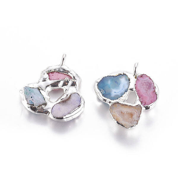 Natural Agate Pendants
