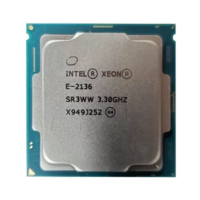 SR3WW Intel Xeon E-2136 6-Core 3.30GHz Socket LGA 1151 12 MB L3 Cache Processor