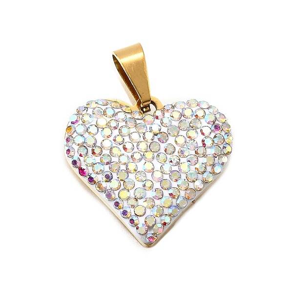 201 Stainless Steel Clay Pendants