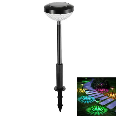 Outdoor Solar Lawn Projection Water Droplets Colorfully Inserted Lights | Color: Warm light RGB