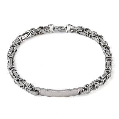 Tarnish Resistant 201 Stainless Steel ID Bracelets