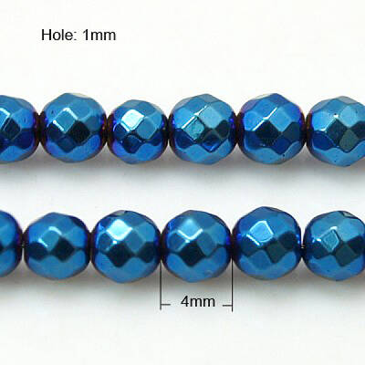 Non-Magnetic Synthetic Hematite Beads Strands
