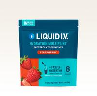 Liquid I.V. Hydration Multiplier - Strawberry - Hydration Powder Packets | Electrolyte Powder Drink Mix | Convenient Single-S...