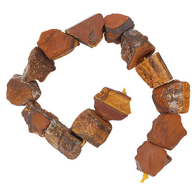 Rough Raw Natural Tiger Eye Beads Strands