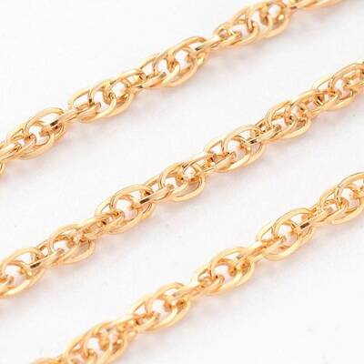 Ion Plating(IP) 304 Stainless Steel Rope Chains