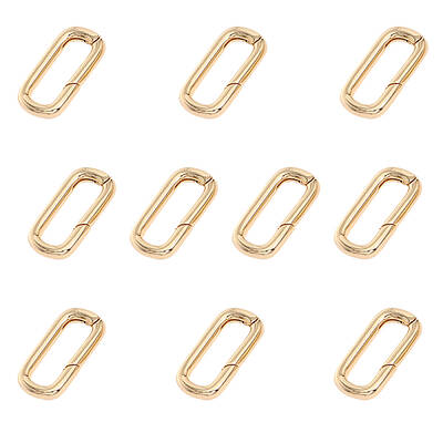 Brass Spring Gate Rings