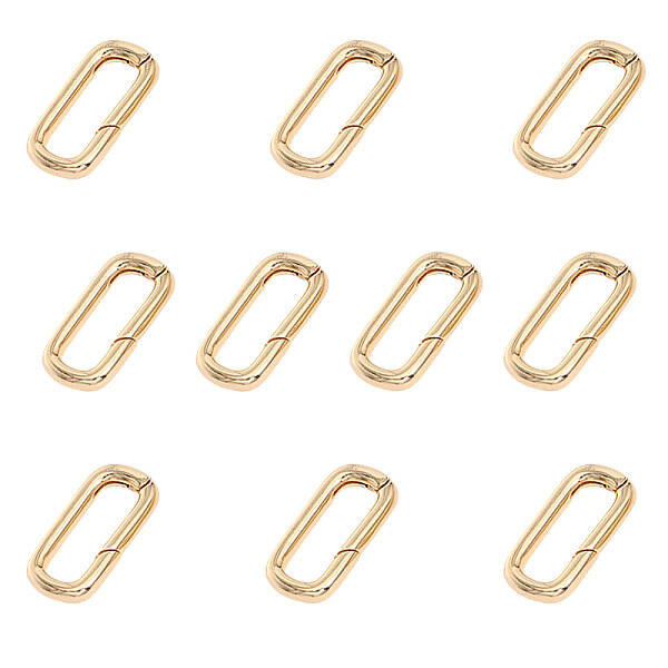 Brass Spring Gate Rings