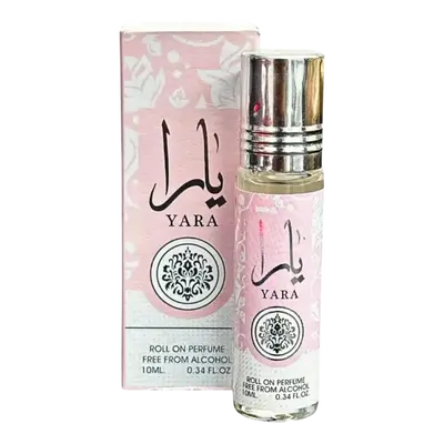 Yara - 10ml (.34 oz) Perfume Oil Roll-On by Ard Al Zaafaran Smooth Vanilla Blend Cosmetic