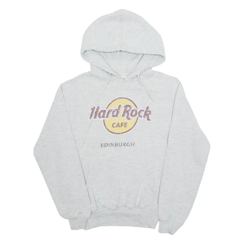 HARD ROCK CAFE Edinburgh Mens Grey Hoodie S