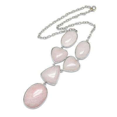 Natural Rose Quartz Necklaces