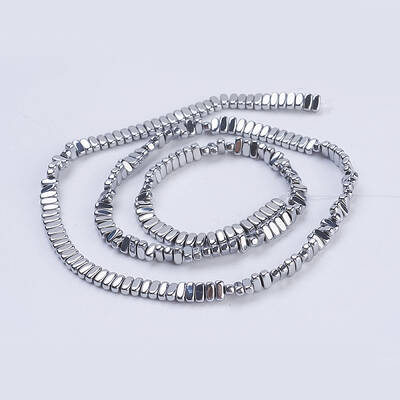 Electroplate Non-magnetic Synthetic Hematite Beads Strands
