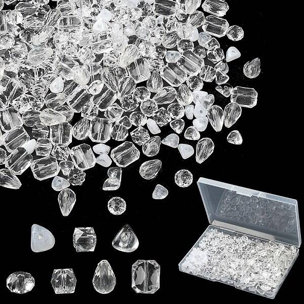 30Pcs 6 Styles Acrylic Beads