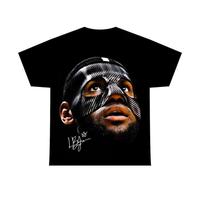 Ootd T Shirt LEBRON JAMES T-SHIRT | Rare Bootleg Graphic Jumbo Merch | The Last Dance Vintage 90s Style Face Graphic Bootleg ...