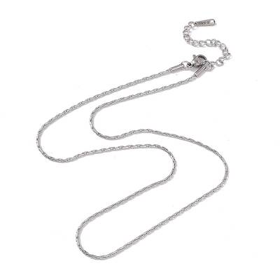 Non-Tarnish 201 Stainless Steel Boston Link Chain Necklace for Men Women