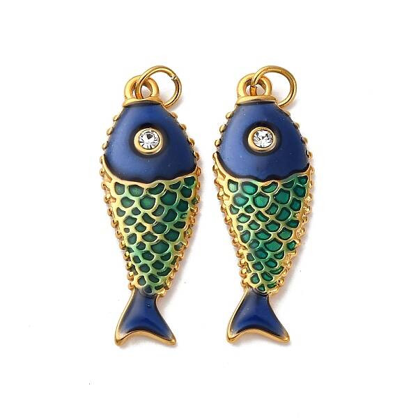 304 Stainless Steel Enamel Pendants
