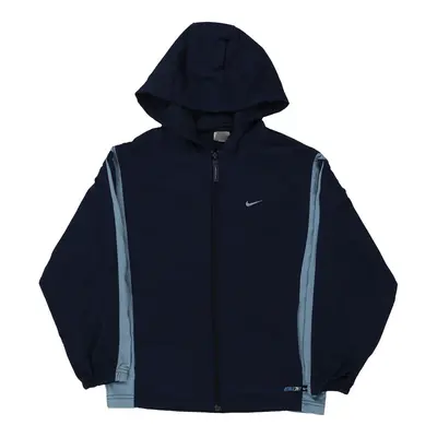 Age 12-13 Nike Track Jacket - Large Navy Polyester