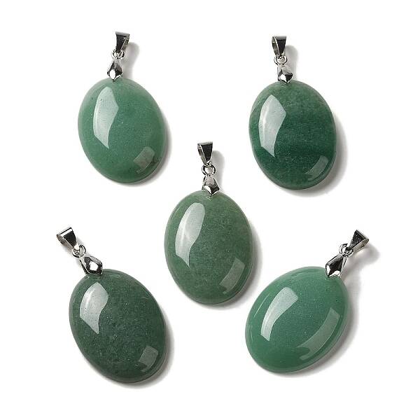 Natural Green Aventurine Pendants